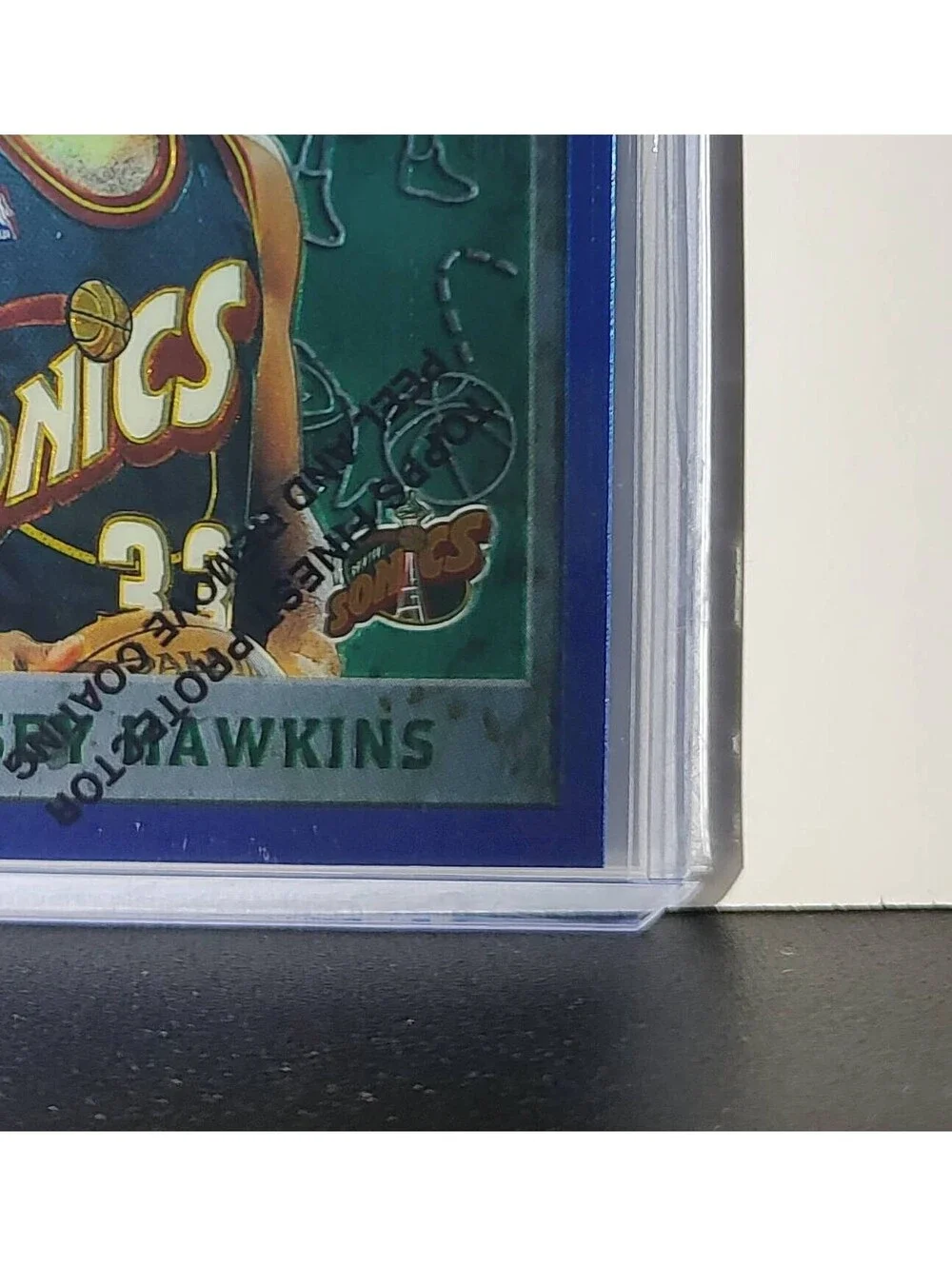 Hersey Hawkins 1995-96 Topps Finest NBA #235 Card SuperSonics